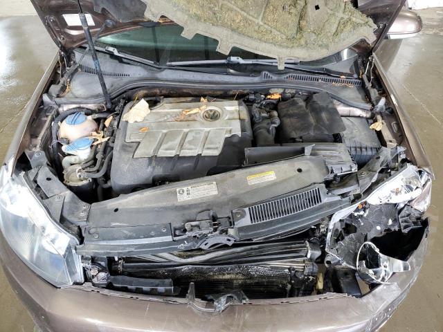 3VWPL7AJ3EM625077 - 2014 VOLKSWAGEN JETTA TDI Braun Foto 11