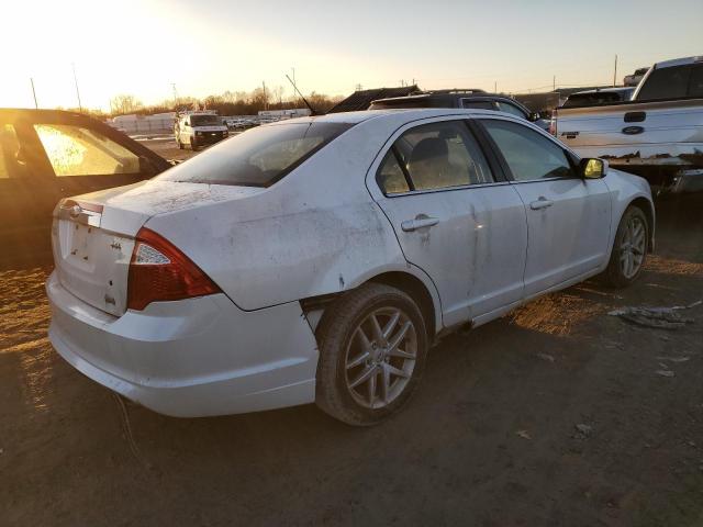 3FAHP0JG2AR270784 - 2010 FORD FUSION SEL WHITE photo 3