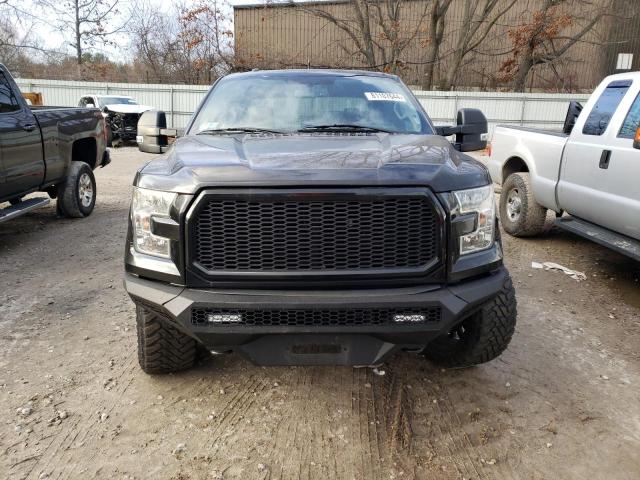 1FTEX1EP2FKE45169 - 2015 FORD F150 SUPER CAB BLACK photo 5