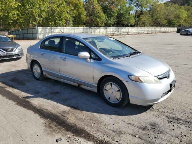 JHMFA36287S030894 - 2007 HONDA CIVIC HYBRID SILVER photo 4