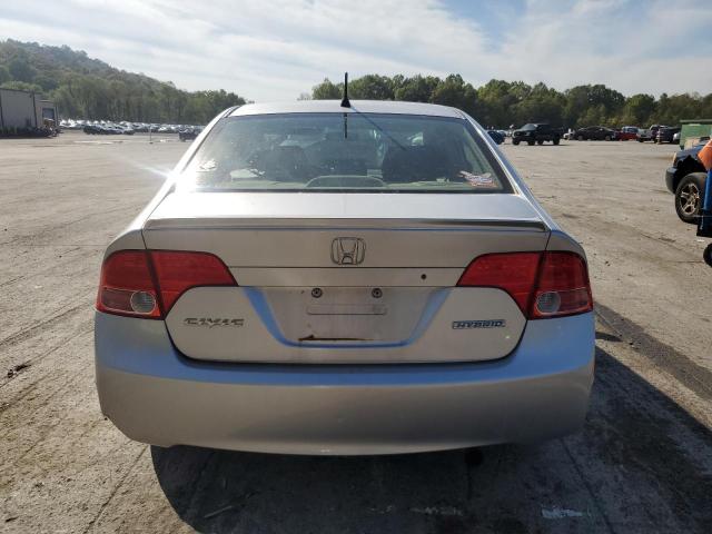 JHMFA36287S030894 - 2007 HONDA CIVIC HYBRID SILVER photo 6