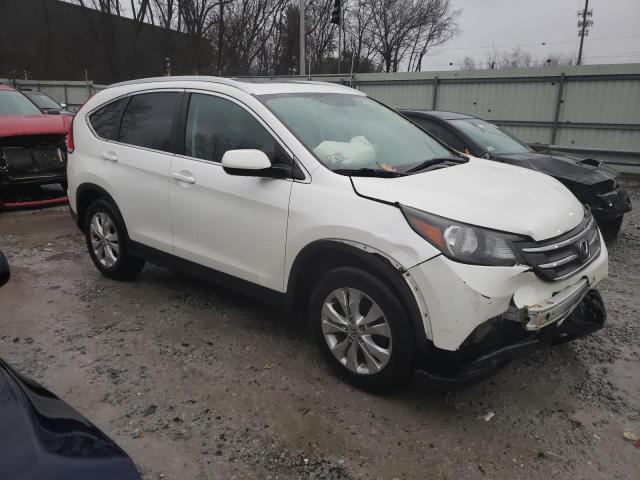 5J6RM4H73EL057426 - 2014 HONDA CR-V EXL WHITE photo 4