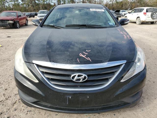 5NPEB4AC8EH827335 - 2014 HYUNDAI SONATA GLS BLACK photo 5