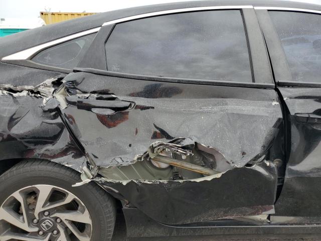 19XFC2F70JE003488 - 2018 HONDA CIVIC EX BLACK photo 10