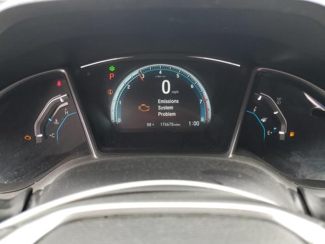 19XFC2F70JE003488 - 2018 HONDA CIVIC EX BLACK photo 9