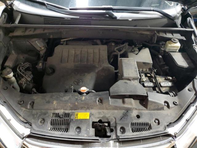 5TDJKRFH1FS202741 - 2015 TOYOTA HIGHLANDER XLE შავი ფოტო 11