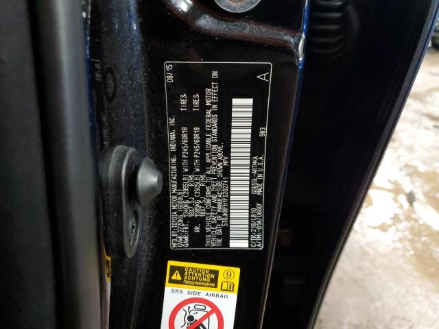 5TDJKRFH1FS202741 - 2015 TOYOTA HIGHLANDER XLE შავი ფოტო 13