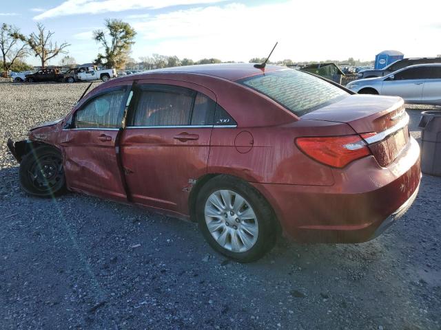 1C3CCBAB2DN686605 - 2013 CHRYSLER 200 LX RED photo 2