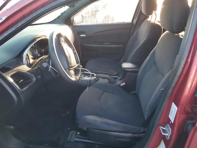 1C3CCBAB2DN686605 - 2013 CHRYSLER 200 LX RED photo 7