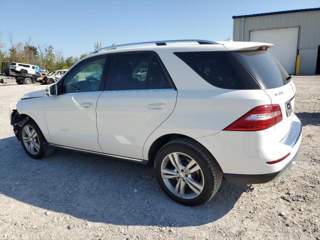 4JGDA5HB6FA449893 - 2015 MERCEDES-BENZ ML 350 4MATIC WHITE photo 2