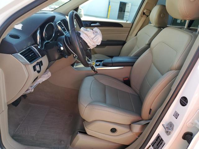 4JGDA5HB6FA449893 - 2015 MERCEDES-BENZ ML 350 4MATIC WHITE photo 7
