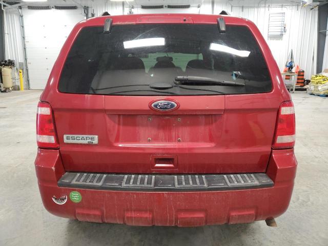 1FMCU0D76BKB93637 - 2011 FORD ESCAPE XLT RED photo 6