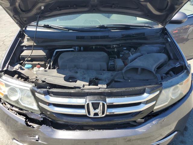 5FNRL5H65GB081612 - 2016 HONDA ODYSSEY EXL GRAY photo 12