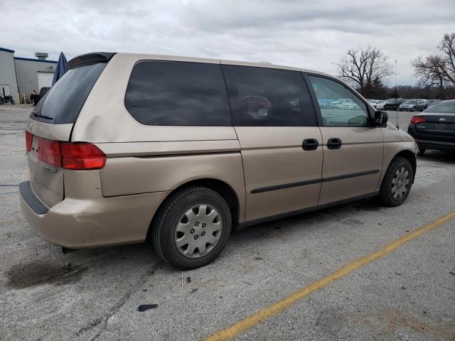 2HKRL18531H619930 - 2001 HONDA ODYSSEY LX GOLD photo 3