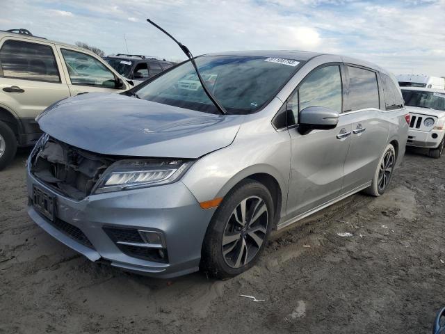 5FNRL6H91JB048324 - 2018 HONDA ODYSSEY ELITE GRAY photo 1