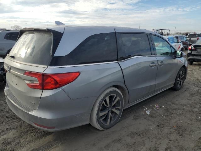 5FNRL6H91JB048324 - 2018 HONDA ODYSSEY ELITE Gris foto 3