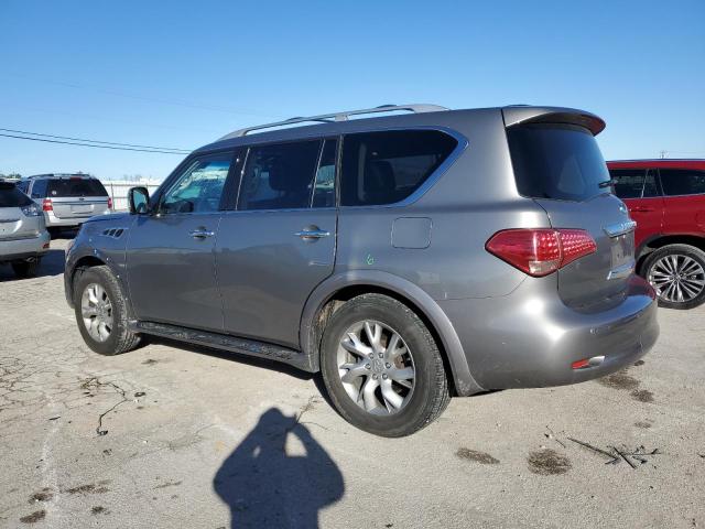 JN8AZ2NE9E9068198 - 2014 INFINITI QX80 SILVER photo 2