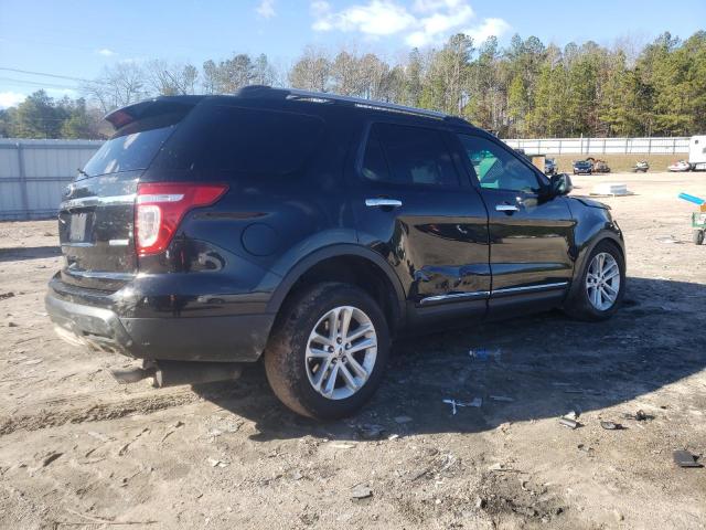 1FM5K7D93DGA36050 - 2013 FORD EXPLORER XLT BLACK photo 3