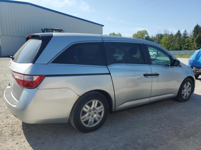 5FNRL5H21DB083222 - 2013 HONDA ODYSSEY LX SILVER photo 3