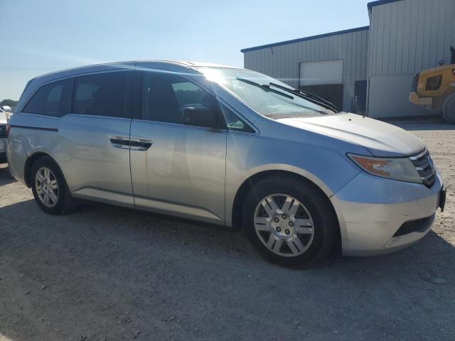 5FNRL5H21DB083222 - 2013 HONDA ODYSSEY LX SILVER photo 4