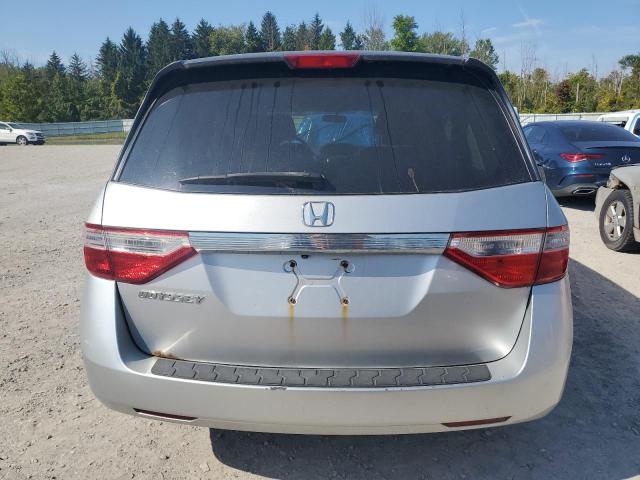 5FNRL5H21DB083222 - 2013 HONDA ODYSSEY LX SILVER photo 6