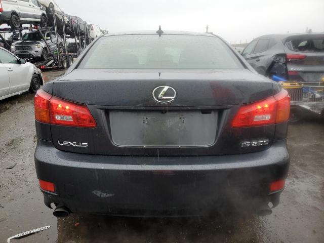 JTHBK262385074159 - 2008 LEXUS IS 250 GRAY photo 6