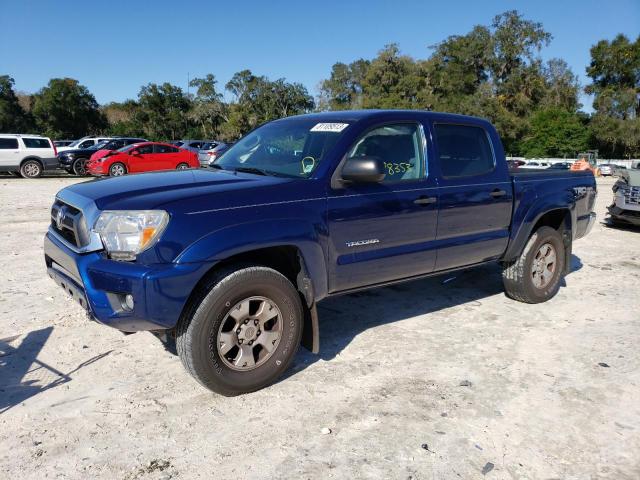 3TMJU4GNXFM176254 - 2015 TOYOTA TACOMA DOUBLE CAB PRERUNNER BLUE photo 1