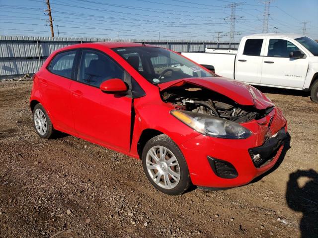 JM1DE1KY6C0148332 - 2012 MAZDA MAZDA2 RED photo 4