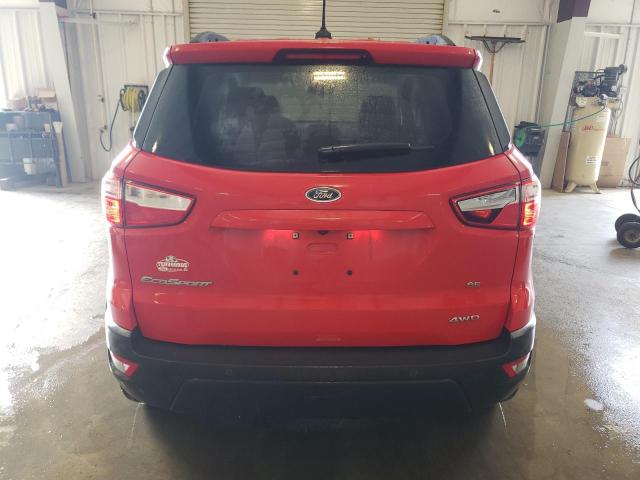 MAJ6P1ULXJC198480 - 2018 FORD ECOSPORT SE Червоний фото 6