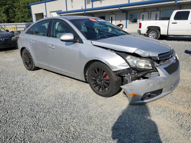 1G1PJ5S95B7265729 - 2011 CHEVROLET CRUZE ECO SILVER photo 4