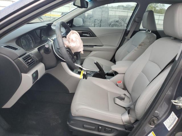 1HGCR2F87DA100321 - 2013 HONDA ACCORD EXL ნაცრისფერი ფოტო 7