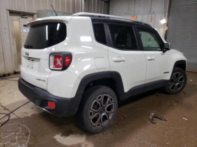 ZACCJBDT9GPD67820 - 2016 JEEP RENEGADE LIMITED WHITE photo 3