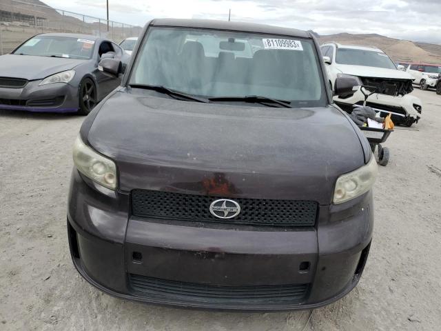 JTLKE50E781022333 - 2008 TOYOTA SCION XB MAROON photo 5