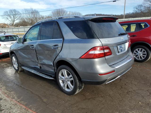 4JGDA5HBXEA313491 - 2014 MERCEDES-BENZ ML 350 4MATIC GRAY photo 2
