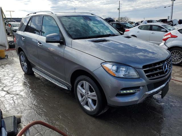 4JGDA5HBXEA313491 - 2014 MERCEDES-BENZ ML 350 4MATIC GRAY photo 4