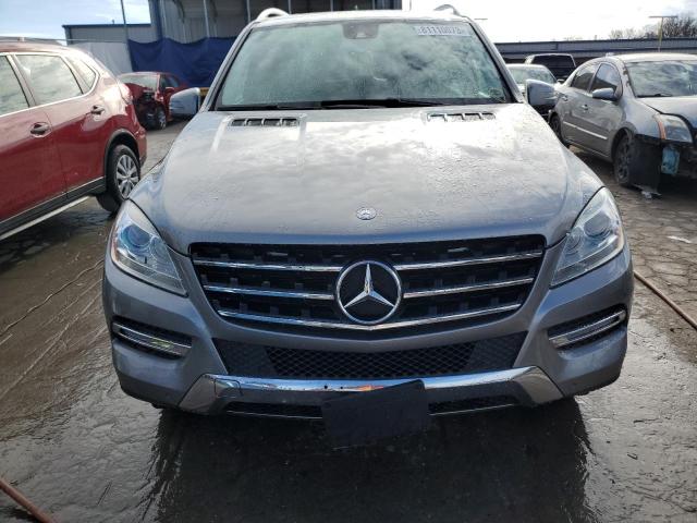 4JGDA5HBXEA313491 - 2014 MERCEDES-BENZ ML 350 4MATIC GRAY photo 5