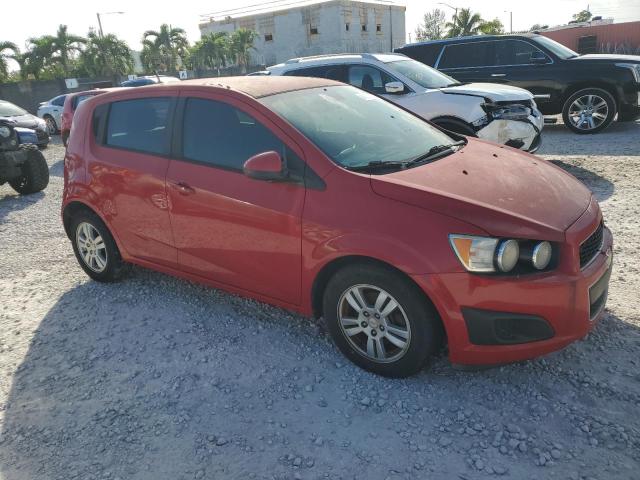 1G1JB6SH6C4116538 - 2012 CHEVROLET SONIC LS RED photo 4
