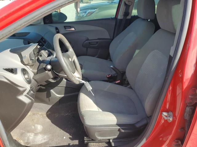 1G1JB6SH6C4116538 - 2012 CHEVROLET SONIC LS RED photo 7