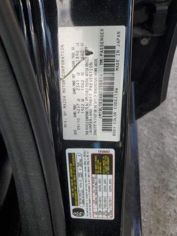 JM1BL1K3XB1398814 - 2011 MAZDA SPEED 3 BLACK photo 13