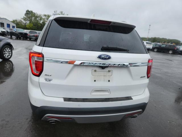1FM5K8D85HGA96883 - 2017 FORD EXPLORER XLT WHITE photo 6