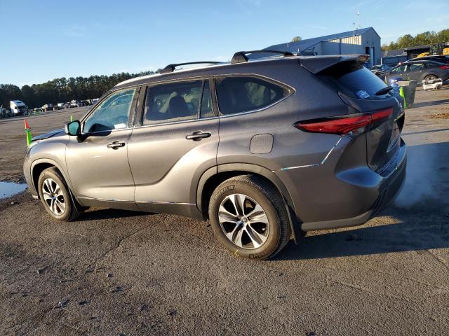 5TDGZRAHXMS537555 - 2021 TOYOTA HIGHLANDER XLE GRAY photo 2