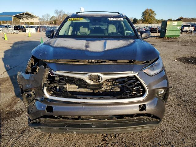 5TDGZRAHXMS537555 - 2021 TOYOTA HIGHLANDER XLE GRAY photo 5