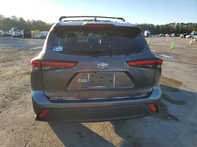 5TDGZRAHXMS537555 - 2021 TOYOTA HIGHLANDER XLE GRAY photo 6