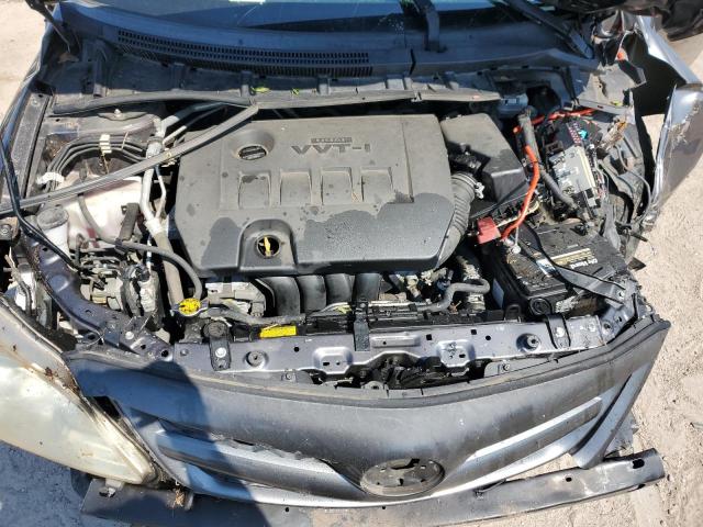 JTDBU4EE3BJ102740 - 2011 TOYOTA COROLLA BASE Մոխրագույն լուսանկար 11