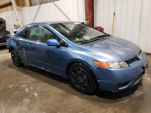 2HGFG11668H525376 - 2008 HONDA CIVIC LX BLUE photo 4