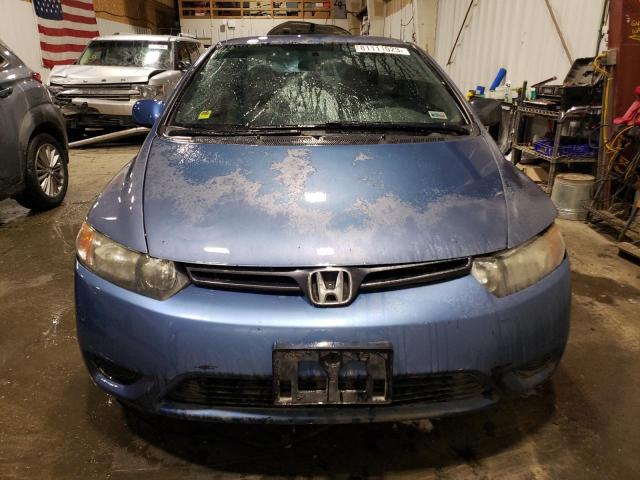 2HGFG11668H525376 - 2008 HONDA CIVIC LX BLUE photo 5