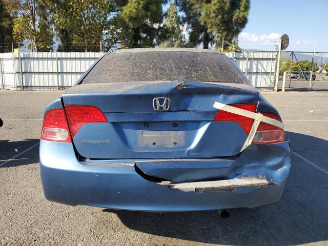 1HGFA16878L031431 - 2008 HONDA CIVIC EX BLUE photo 6