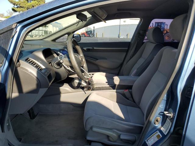 1HGFA16878L031431 - 2008 HONDA CIVIC EX BLUE photo 7