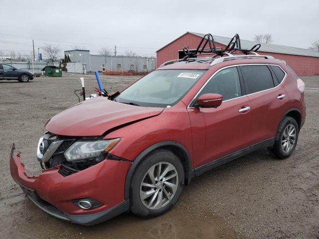 5N1AT2MV0EC840262 - 2014 NISSAN ROGUE S RED photo 1