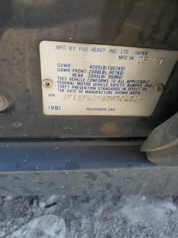 JF1SF6353WH701214 - 1998 SUBARU FORESTER L BLACK photo 13